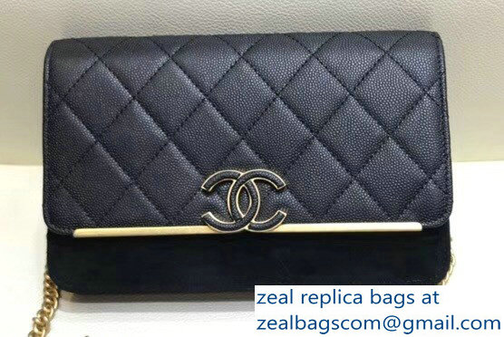 Chanel Lady Coco Wallet On Chain WOC Bag A70641 Grained Black 2018