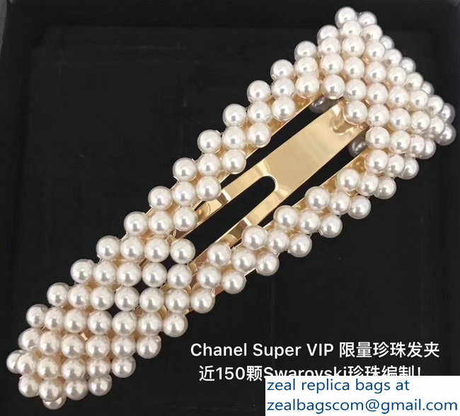 Chanel Pearl Hairpin 2018