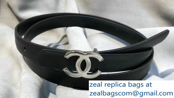 Chanel Width 1.5cm Leather Belt CH29