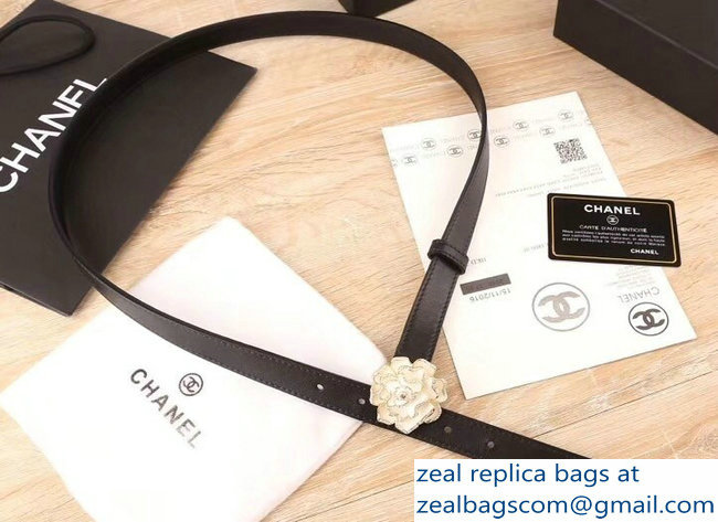 Chanel Width 2cm Leather Belt CH08