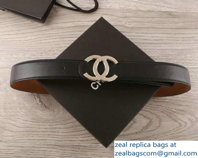 Chanel Width 3.5cm Leather Belt CH01
