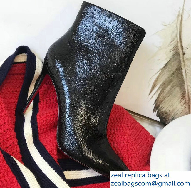Christian Louboutin Heel 10.5cm Ankle Boots So Kate Booty Shiny Black 2018