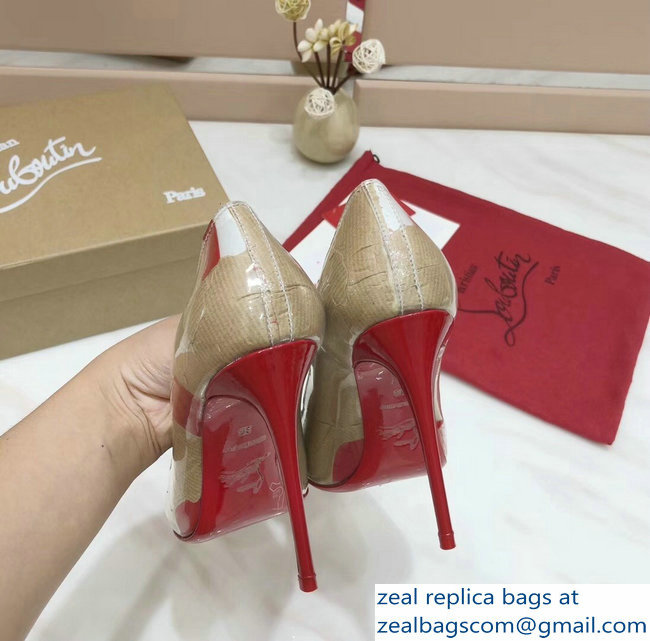 Christian Louboutin Heel 10cm So Kate Pumps Kraft Loubi 2018 - Click Image to Close