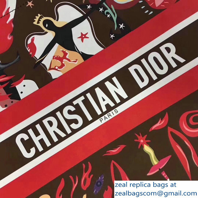 Dior Book Tote Bag in Print Calfskin 03 2018 - Click Image to Close