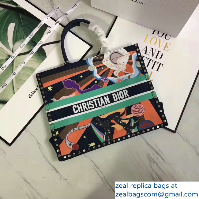 Dior Book Tote Bag in Print Calfskin 04 2018