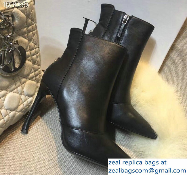 Dior Heel 10cm Star Ankle Boots Black 2018