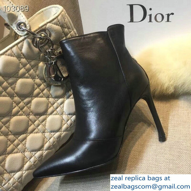 Dior Heel 10cm Star Ankle Boots Black 2018