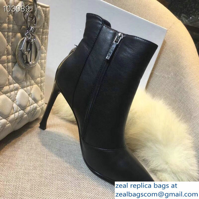 Dior Heel 10cm Star Ankle Boots Black 2018