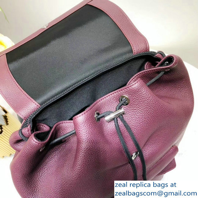 Dior Motion Rucksack Backpack Bag In Calfskin Burgundy 2018