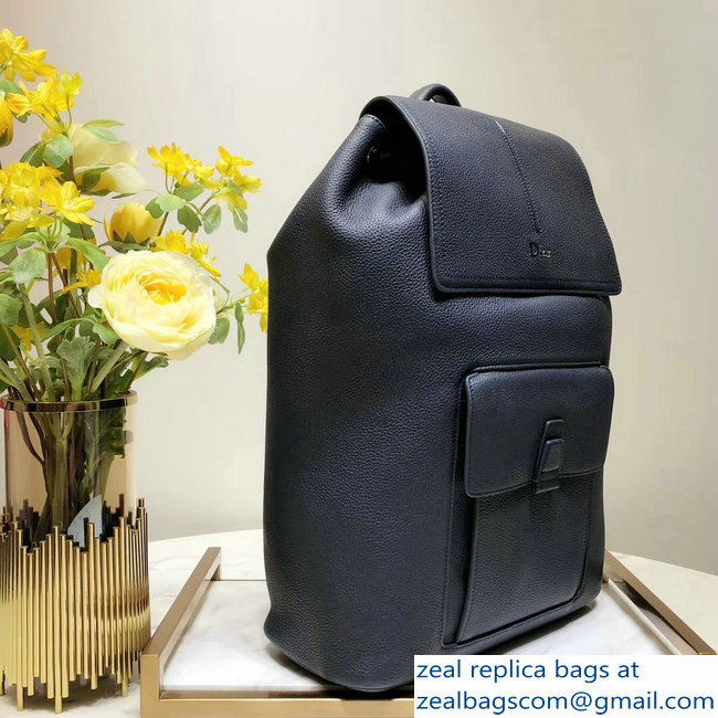 Dior Motion Rucksack Backpack Bag In Calfskin Navy Blue 2018 - Click Image to Close