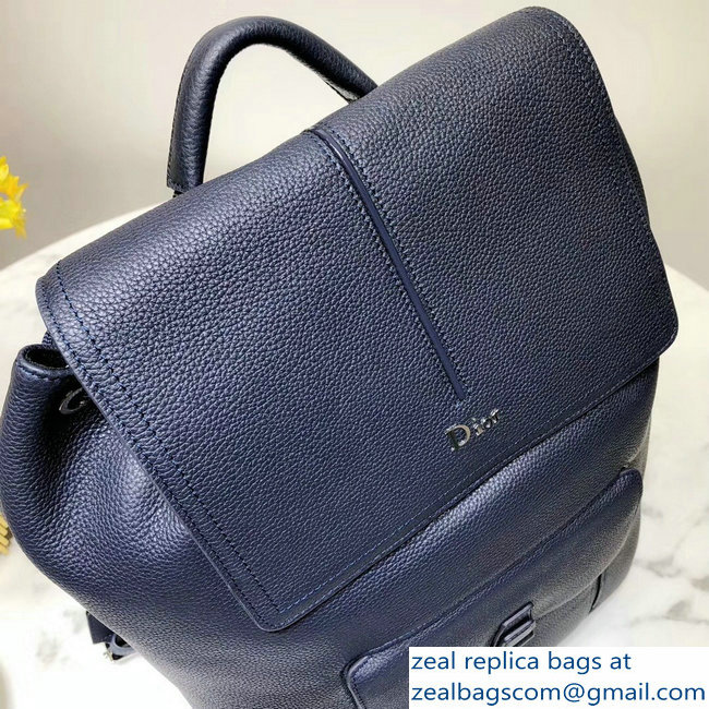 Dior Motion Rucksack Backpack Bag In Calfskin Navy Blue 2018 - Click Image to Close