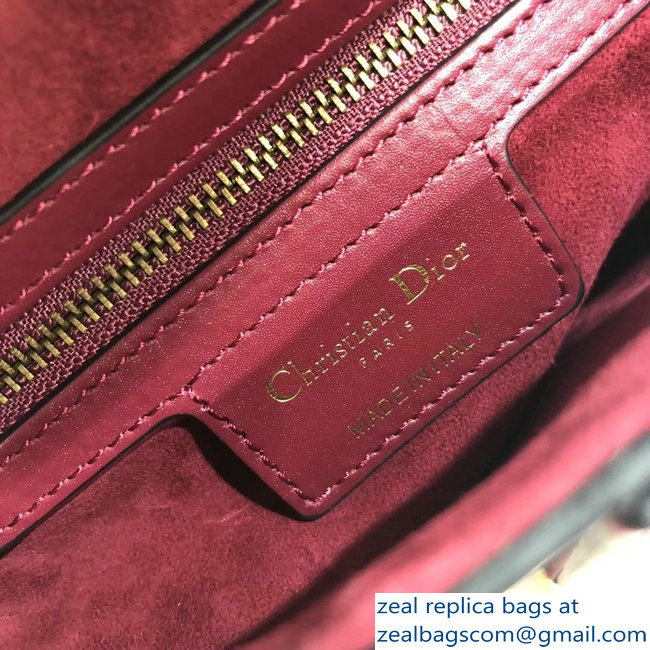 Dior Saddle Bag In Calfskin Red 2018