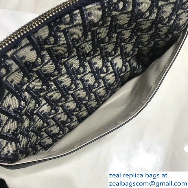 Dior Travel Kit In Blue Oblique Jacquard Canvas 2018 - Click Image to Close