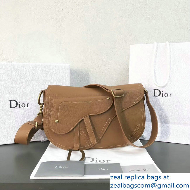 Dior Vintage Saddle Cross Body Men's Bag Brown 2018