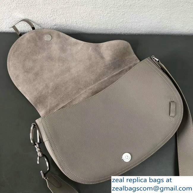 Dior Vintage Saddle Cross Body Men's Bag Light Gray 2018 - Click Image to Close