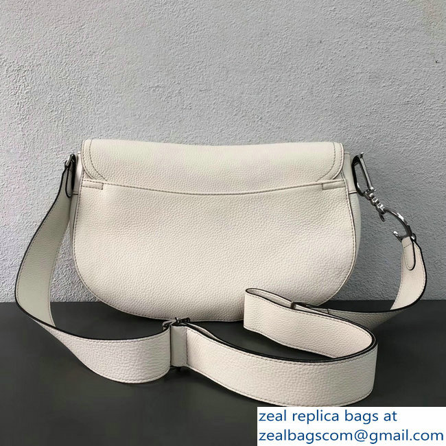 Dior Vintage Saddle Cross Body Men's Bag White 2018