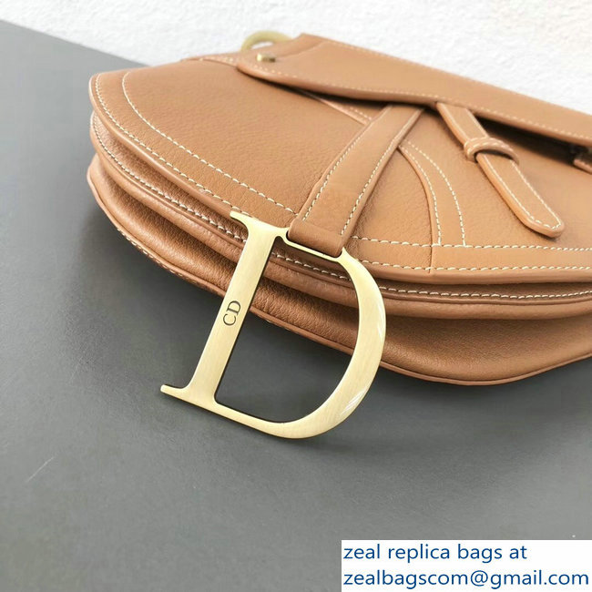 Dior Vintage Saddle Shoulder Men's Bag Brown 2018 - Click Image to Close