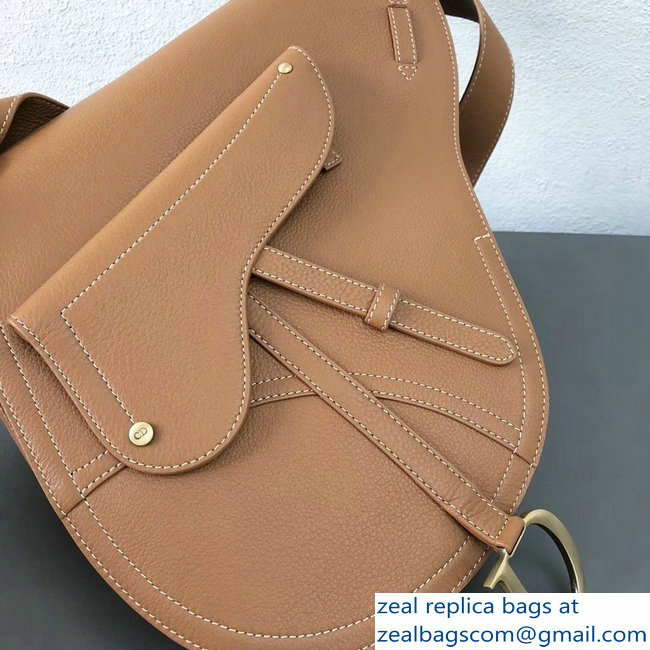 Dior Vintage Saddle Shoulder Men's Bag Brown 2018 - Click Image to Close