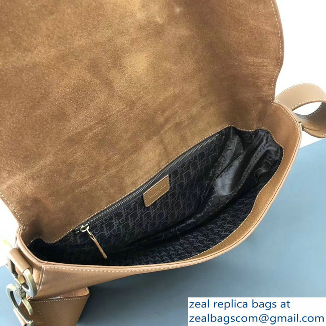 Dior Vintage Saddle Shoulder Men's Bag Brown 2018