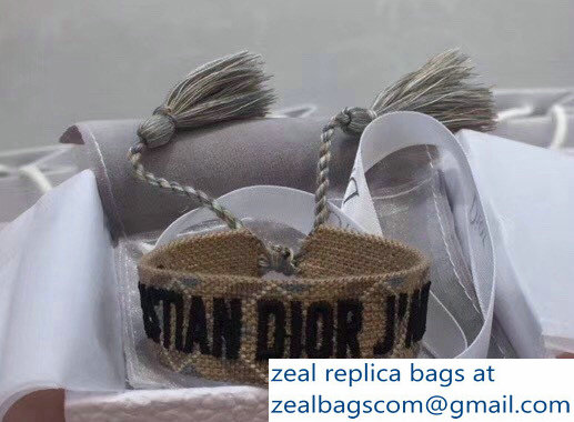 Dior J'Adior Set of Woven Bracelet Camel 2018