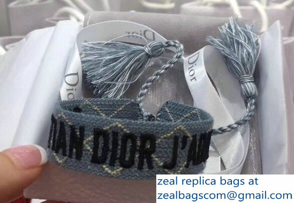 Dior J'Adior Set of Woven Bracelet Light Blue 2018