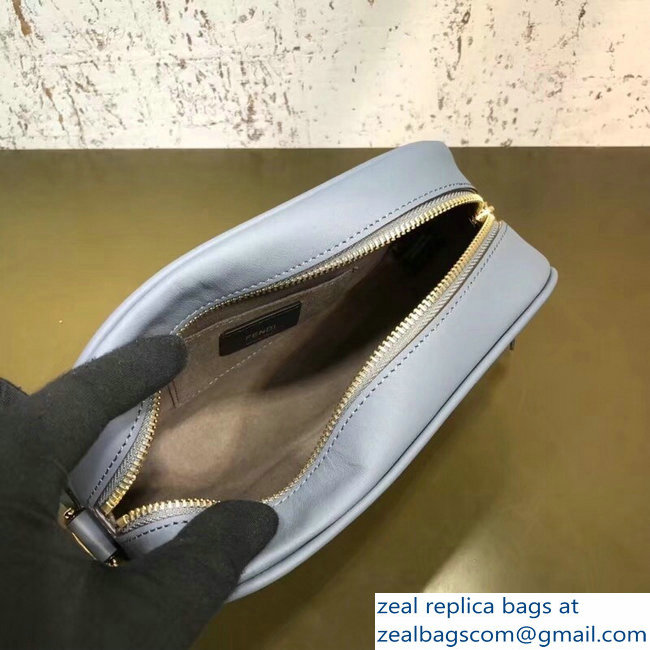 Fendi Camera Case Compact Shoulder Bag Gray 2018