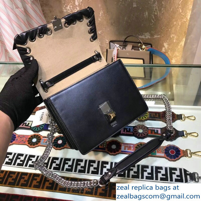 Fendi Mini Kan I Bag Threaded Decoration And Bow Python 2018