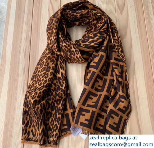Fendi FF Wool Scarf 01 2018