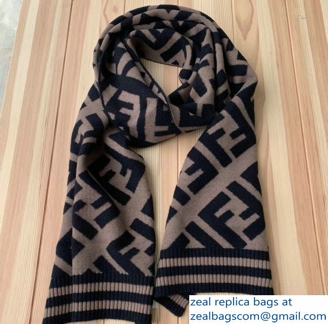Fendi FF Wool Scarf 03 2018
