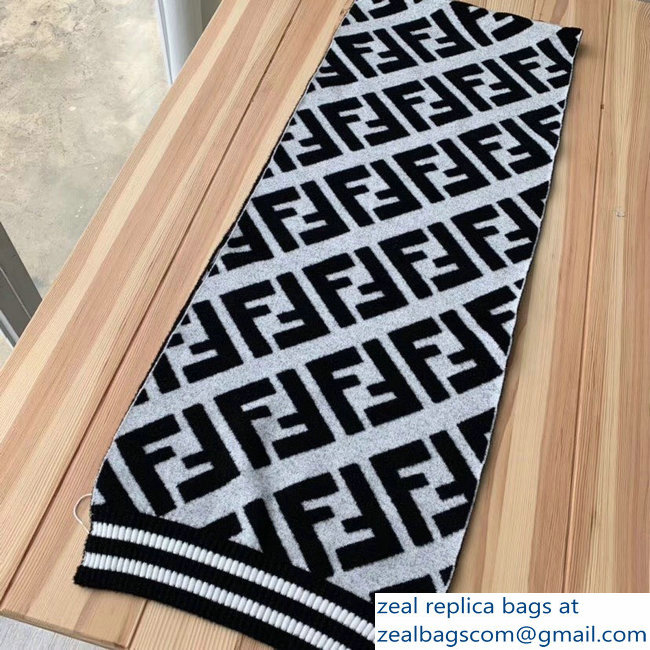 Fendi FF Wool Scarf 042018