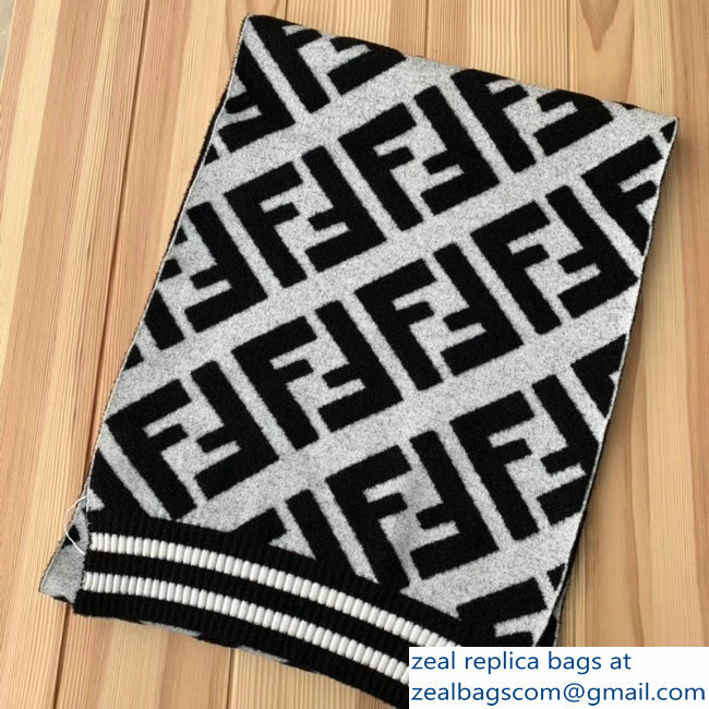 Fendi FF Wool Scarf 042018