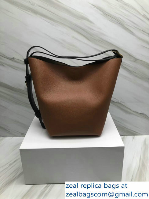 Givenchy GV Bucket Bag in Grained Leather 29911 Brown 2018 - Click Image to Close