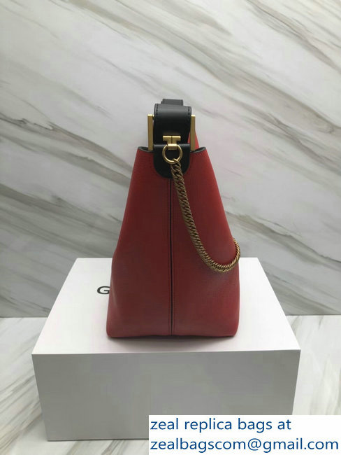 Givenchy GV Bucket Bag in Grained Leather 29911 Red 2018