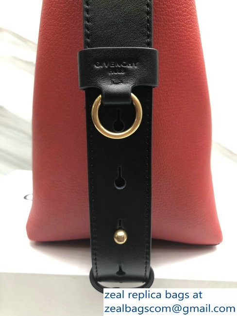 Givenchy GV Bucket Bag in Grained Leather 29911 Red 2018 - Click Image to Close