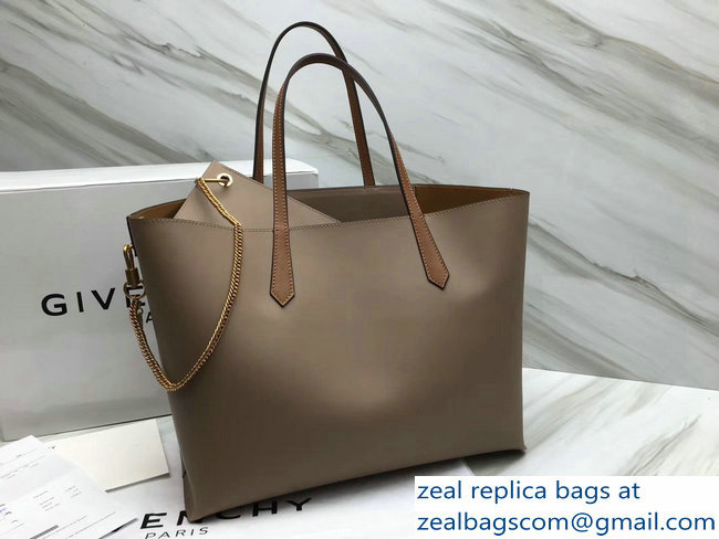 Givenchy GV Shopper Tote Bag In Smooth Leather Camel/Gold 2018 - Click Image to Close