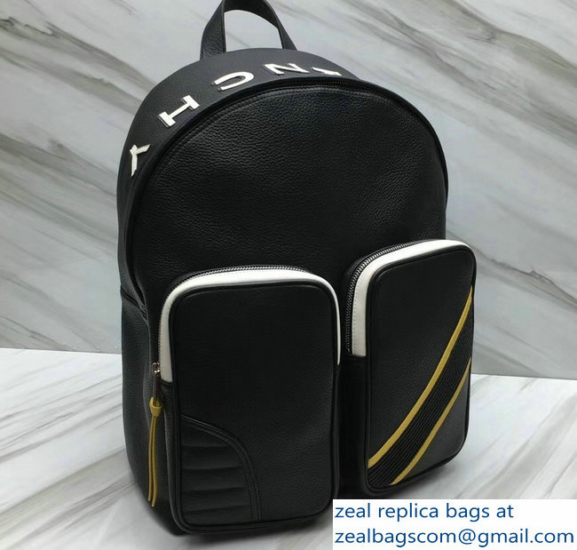 Givenchy Reverse Backpack Bag Black/Yellow 2018 - Click Image to Close