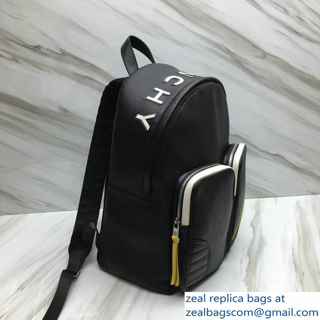 Givenchy Reverse Backpack Bag Black/Yellow 2018