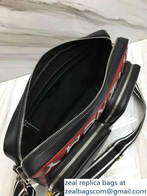 Givenchy Reverse Zippered Messenger Bag Black/Red 2018