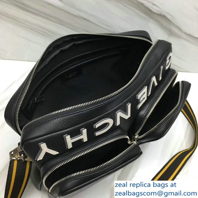 Givenchy Reverse Zippered Messenger Bag Black/Yellow 2018