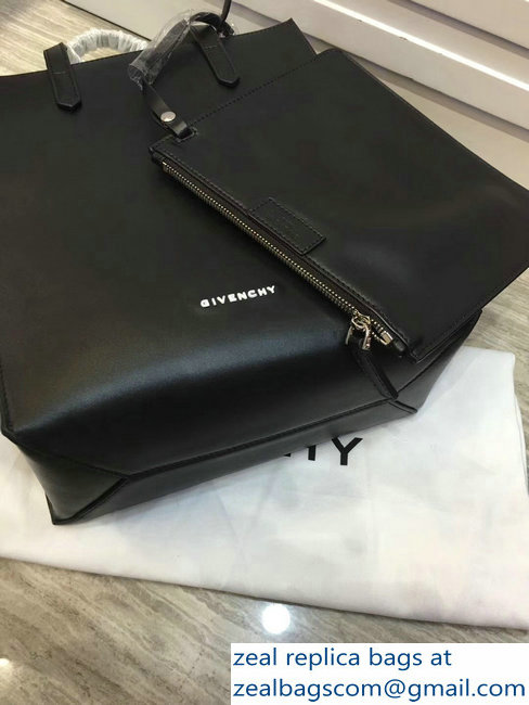 Givenchy Stargate Tote Small Bag Logo Strap Black