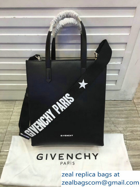 Givenchy Stargate Tote Small Bag Logo Strap Black - Click Image to Close