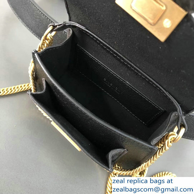 Givenchy Mini GV3 Belt Bag Black In Leather And Suede 2018