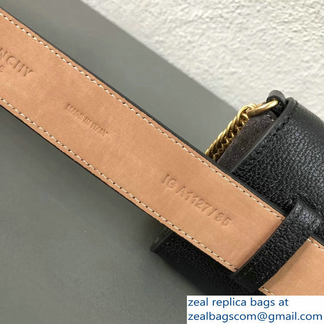 Givenchy Mini GV3 Belt Bag Black In Leather And Suede 2018