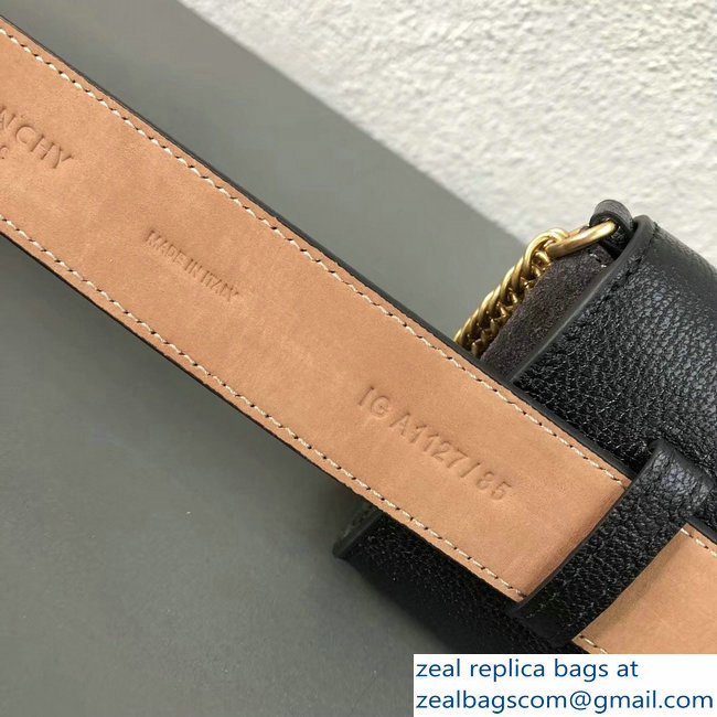 Givenchy Mini GV3 Belt Bag Black In Leather And Suede 2018 - Click Image to Close