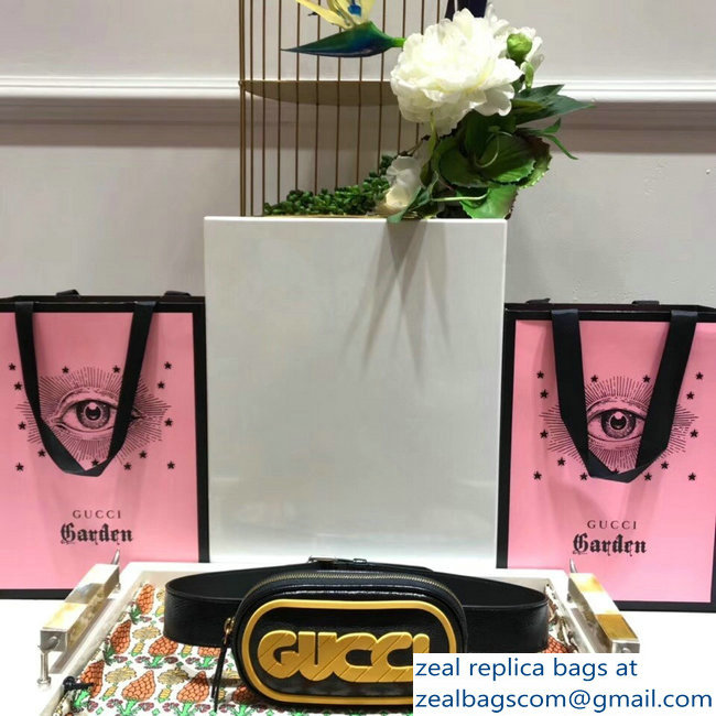 Gucci Belt Bag With Rubber Logo 529428 2018