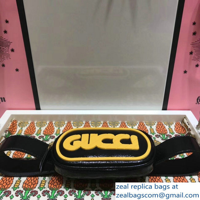 Gucci Belt Bag With Rubber Logo 529428 2018