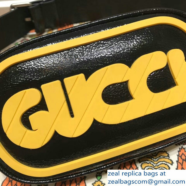 Gucci Belt Bag With Rubber Logo 529428 2018