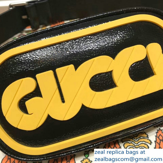 Gucci Belt Bag With Rubber Logo 529428 2018 - Click Image to Close