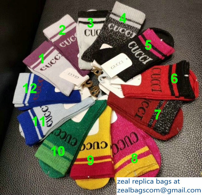 Gucci Cotton Socks G17 - Click Image to Close