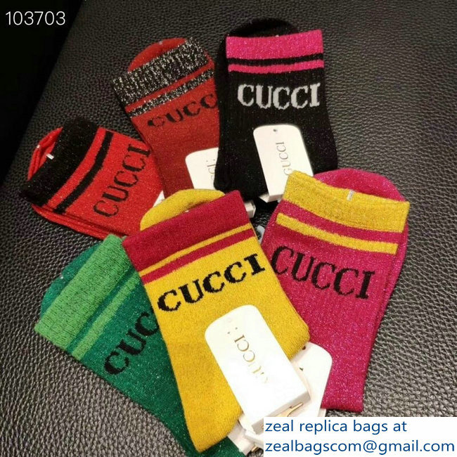 Gucci Cotton Socks G17